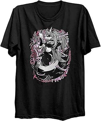 Hazbin Hotel-Vivziepop Merch Loona Lying Bones T-Shirt Black von merisen