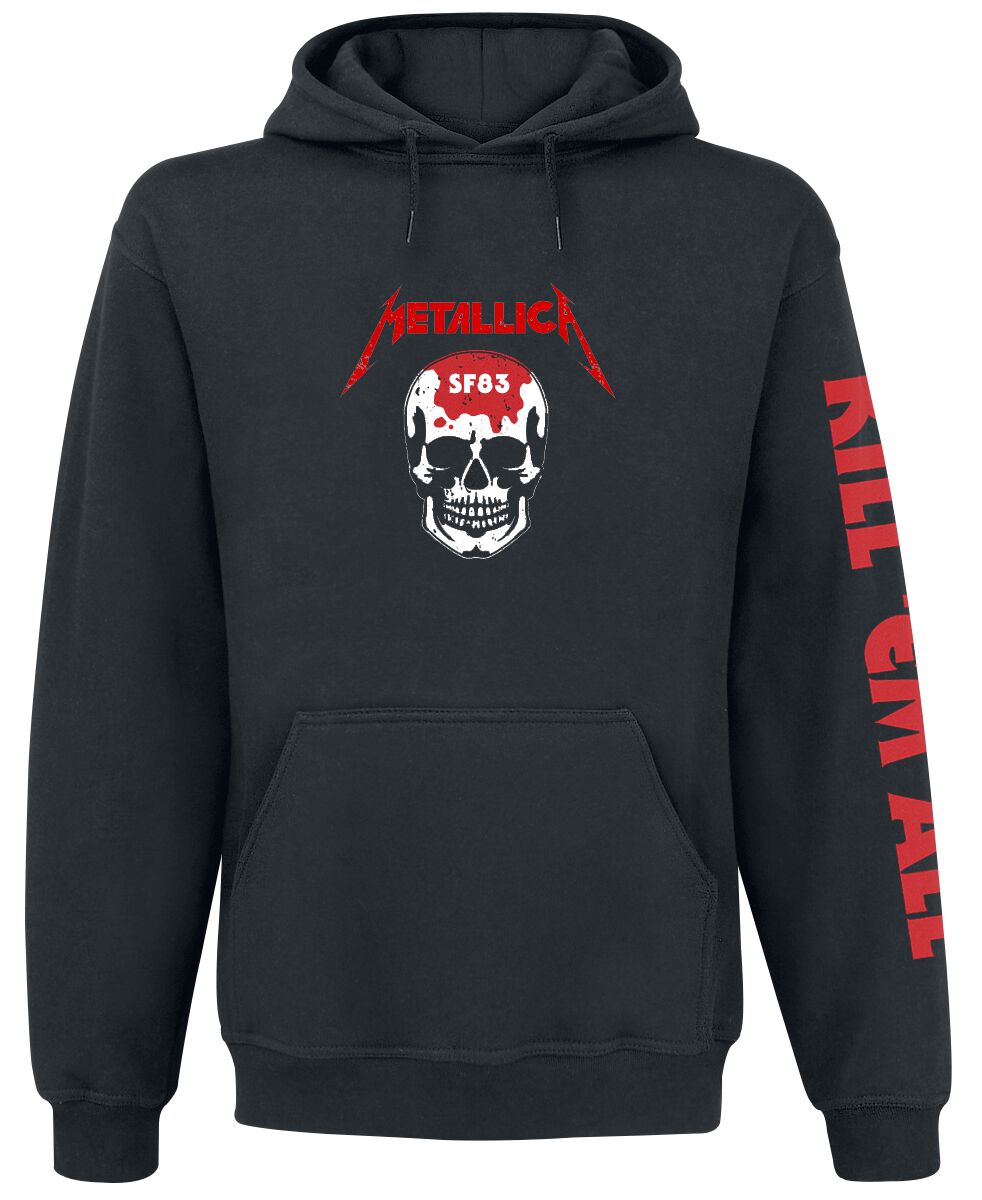 Metallica Kapuzenpullover - Kill 'Em All - Skull - S bis 3XL - für Männer - Größe L - schwarz  - EMP exklusives Merchandise! von metallica