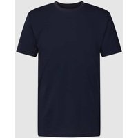 Mey Slim Fit T-Shirt mit Ziernähten - feuchtigkeitsregulierend in Dunkelblau, Größe L von mey