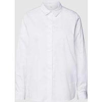 Milano Italy Bluse mit verdeckter Knopfleiste in Weiss, Größe 44 von milano italy