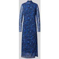 Milano Italy Maxikleid mit Stehkragen in Blau, Größe M Milano Italy Maxikleid mit Stehkragen in Blau, Größe M von milano italy