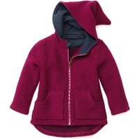 Walkjacke mit Kapuze, brombeere von Waschbär