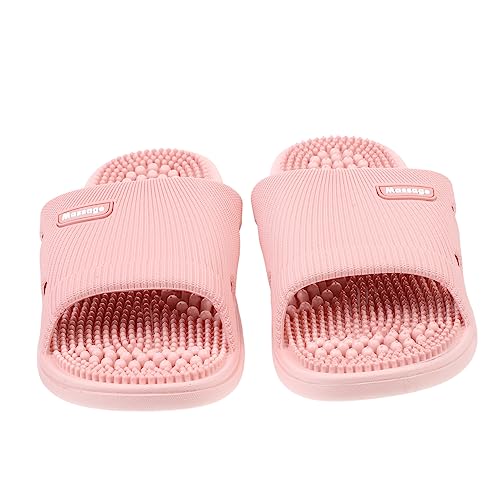 minkissy 1 Paar Hausschuhe Für Die Fußmassage Paar Unisex-sommerpantoffeln Duschschuhe Sommer Pantoffel Herren Sandalen Alias ​​para Mujer Massieren Haushalt Damen Felsen Universal- Pvc von minkissy