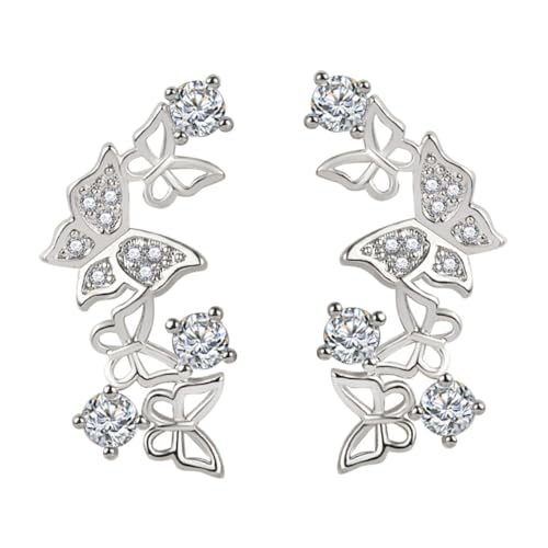 minkissy 1 Paar Schmetterlingsohrringe Aus Sterlingsilber Sterlingsilber Ohrringe Für Mädchen Mädchen Ohrschmuck Ohrstecker Schmuck Silberohrschmuck Mädchen Modeaccessoire minkissy 1 Paar Schmetterlingsohrringe Aus Sterlingsilber Sterlingsilber Ohrringe Für Mädchen Mädchen Ohrschmuck Ohrstecker Schmuck Silberohrschmuck Mädchen Modeaccessoire von minkissy