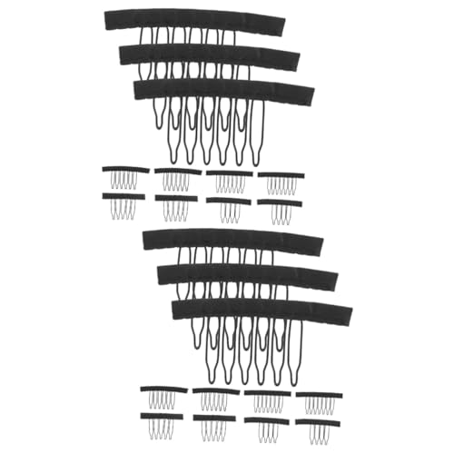 minkissy 100 Stk Haarkamm aus Mesh Haarspangen schnappen perücken werkzeug Clips zur Haarverlängerung Elektrische Häkelnadel für Dreadlocks synthetischer Haarkamm tragbare Haarnetzclips von minkissy