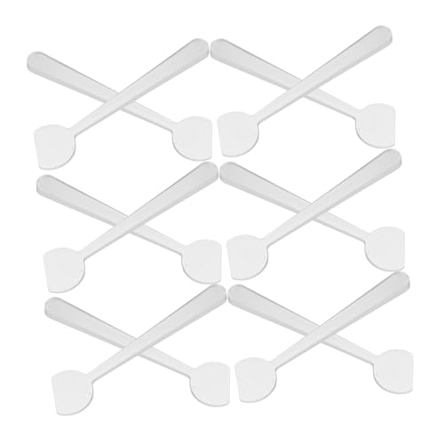 minkissy 100 Stück Sahnelöffel Augencreme-Kosmetiklöffel kleiner Spachtel für Make-up Löffel für die Hautpflege Gesichts-Make-up-Spatel Make-up-Rührlöffel pp Transparent minkissy 100 Stück Sahnelöffel Augencreme-Kosmetiklöffel kleiner Spachtel für Make-up Löffel für die Hautpflege Gesichts-Make-up-Spatel Make-up-Rührlöffel pp Transparent von minkissy
