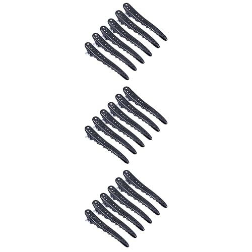 minkissy 18 Stk Haarhai-clip Schwarze Haarspangen Farbige Haarspangen Haarklammern Für Haarspangen Aus Metall Haarspangen Für Männer Haarspangenklemme Legierung Damen Entenschnabel von minkissy