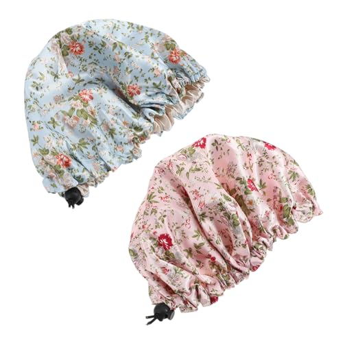 minkissy 2 Stück Schlafmütze für Nacht einstellbar Mützen wolle -Duschhaube für schlafhaube rutschfester Duschhut Schlafstirnband verstellbarer Schlafmütze Polyester Blau minkissy 2 Stück Schlafmütze für Nacht einstellbar Mützen wolle -Duschhaube für schlafhaube rutschfester Duschhut Schlafstirnband verstellbarer Schlafmütze Polyester Blau von minkissy