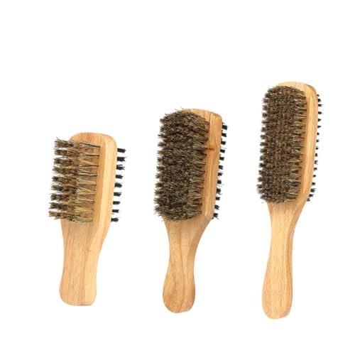 minkissy 3St Bartbürste Reinigungswerkzeug für Haarbürsten Valentinsdeckchen beard brush for men barthaartrimmer männliche Pflegeversorgung Herrenpflegeset Kosmetik Kamm von minkissy