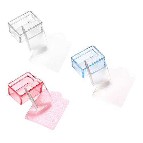minkissy 3stücke Nagel-stempelset Transparente -transfer-stempel Für Maniküre Für Salon Und Heimgebrauch Und Transparent Für Kreative Nageldesigns minkissy 3stücke Nagel-stempelset Transparente -transfer-stempel Für Maniküre Für Salon Und Heimgebrauch Und Transparent Für Kreative Nageldesigns von minkissy