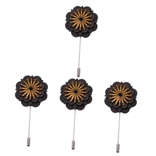 minkissy 4 Stück Herren -Reversnadeln abstecknadeln handpolitur longieren Anstecknadel im Knopfloch men accessories Dekorativ Boutonniere-Revers Blumenstifte Broschennadel aus Holz hölzern minkissy 4 Stück Herren -Reversnadeln abstecknadeln handpolitur longieren Anstecknadel im Knopfloch men accessories Dekorativ Boutonniere-Revers Blumenstifte Broschennadel aus Holz hölzern von minkissy