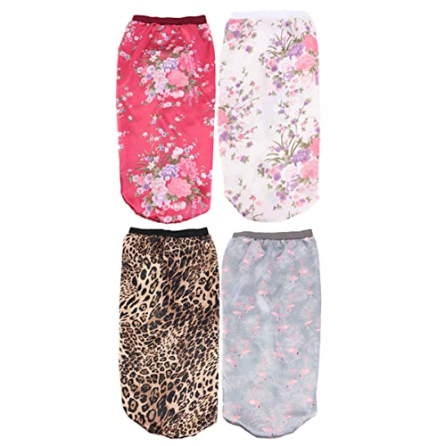 minkissy 4stücke Teiliges Elastische Satin Haube Mit Breiter Krempe Langhaar Schutz Für Damen Für Schlaf Und Haarkur Verschiedenen Stilvollen Designs Weiße Blumen Leopardenmuster Graue minkissy 4stücke Teiliges Elastische Satin Haube Mit Breiter Krempe Langhaar Schutz Für Damen Für Schlaf Und Haarkur Verschiedenen Stilvollen Designs Weiße Blumen Leopardenmuster Graue von minkissy