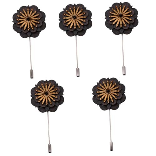 minkissy 5 Stück Blumennadel für Herrenanzug Reversblumen für Herrenanzüge Männer Reversnadel Anstecknadel für Herrenanzüge Blume Reversnadel Broschennadel aus Holz hölzern minkissy 5 Stück Blumennadel für Herrenanzug Reversblumen für Herrenanzüge Männer Reversnadel Anstecknadel für Herrenanzüge Blume Reversnadel Broschennadel aus Holz hölzern von minkissy