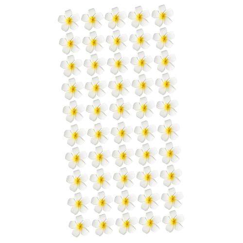 minkissy 50 Stück Packung Haarstyling-accessoires Frangipani-haarnadel Blumenhaarspangen Für Frauen Haarspange Frauen Badeanzüge Blumenklammern Haarklammer Hochzeit Blüte Fräulein von minkissy