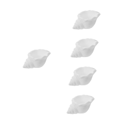 minkissy 5stücke Conch Trinket Dish Weißes Schmucktablett Aus Und Earring-aufbewahrung Dekorative Schale Für Schlafzimmer Büro Und Mehr minkissy 5stücke Conch Trinket Dish Weißes Schmucktablett Aus Und Earring-aufbewahrung Dekorative Schale Für Schlafzimmer Büro Und Mehr von minkissy