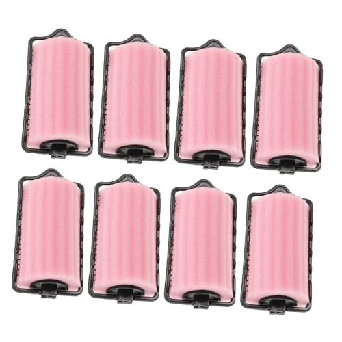 minkissy 8pcs Rollers men suit hair curling wand hair crimper sponge rollers for hair foam curlers for hair perm kit short hair men curly hair artefakt hairdressing tool hair curler small von minkissy