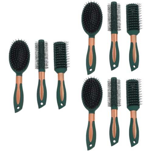 minkissy 9 Stk Kamm-Set Haarbürste für Männer Entwirrungskissen Herrenkämme für die Haare Kämme für Männer Stylingkamm für Männer Paddelbürste Massagekamm Locken Massagegerät Mann Abs von minkissy