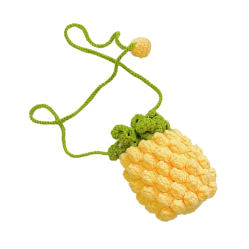 minkissy Ananasbrötchen Für Cartoon-umhängetasche Gestrickte Umhängetasche Einzelne Umhängetasche Für Umhängetaschen Für Mädchen Geldbörse Garn minkissy Ananasbrötchen Für Cartoon-umhängetasche Gestrickte Umhängetasche Einzelne Umhängetasche Für Umhängetaschen Für Mädchen Geldbörse Garn von minkissy