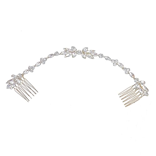 Kopfschmuck Haarschmuck Hochzeit Stirnband Modellieren Weiche Kette Braut von minkissy