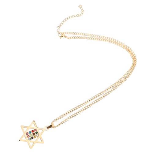 minkissy Hexagonaler Star -anhänger Kerzenhalter Kerzenständer Halskette Für Frauen Minimalistische Halskette Modeschmuck Für Damen Sternschmuck Für Frauen Golden Rostfreier minkissy Hexagonaler Star -anhänger Kerzenhalter Kerzenständer Halskette Für Frauen Minimalistische Halskette Modeschmuck Für Damen Sternschmuck Für Frauen Golden Rostfreier von minkissy