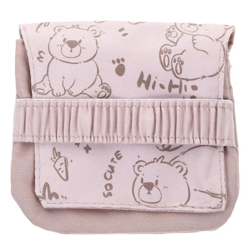 Padhalter für Periode Tampon Bag Feminine Bag Period Kit Bag Tampon Holder for Purse Tampon Case Pad Bag Storage Bag Napkin High Capacity Aunt Towel Suede von minkissy