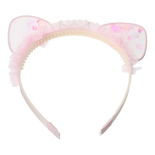 minkissy Pailletten-Schleifen-Stirnband Schleife Haarbänder Große Schleife Haarband Damen Mädchen Schleife Haarband Party-Dekoration Kopfschmuck Cosplay Kostüm Kopfbedeckung Kopfbedeckung von minkissy