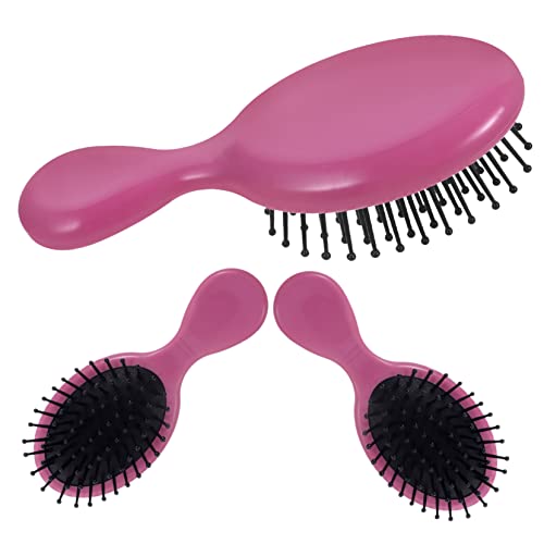 minkissy Reise Haarbürste 3st Mini- -kamm Reinigungswerkzeug Für Haarbürsten Kopfhautbürste Massage Heißer Kamm Borste Shampoo Frauen Haarbürste Airbagkamm Frauenkämme Trockene Haarbürste Plastik Rosy minkissy Reise Haarbürste 3st Mini- -kamm Reinigungswerkzeug Für Haarbürsten Kopfhautbürste Massage Heißer Kamm Borste Shampoo Frauen Haarbürste Airbagkamm Frauenkämme Trockene Haarbürste Plastik Rosy von minkissy