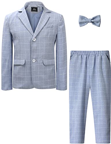 mintgreen Jungen Anzug Blazer Kinder Formal Hochzeit Outfits Gentleman Tuexdo Sätze, Hellblau, 140-146, 150 mintgreen Jungen Anzug Blazer Kinder Formal Hochzeit Outfits Gentleman Tuexdo Sätze, Hellblau, 140-146, 150 von mintgreen