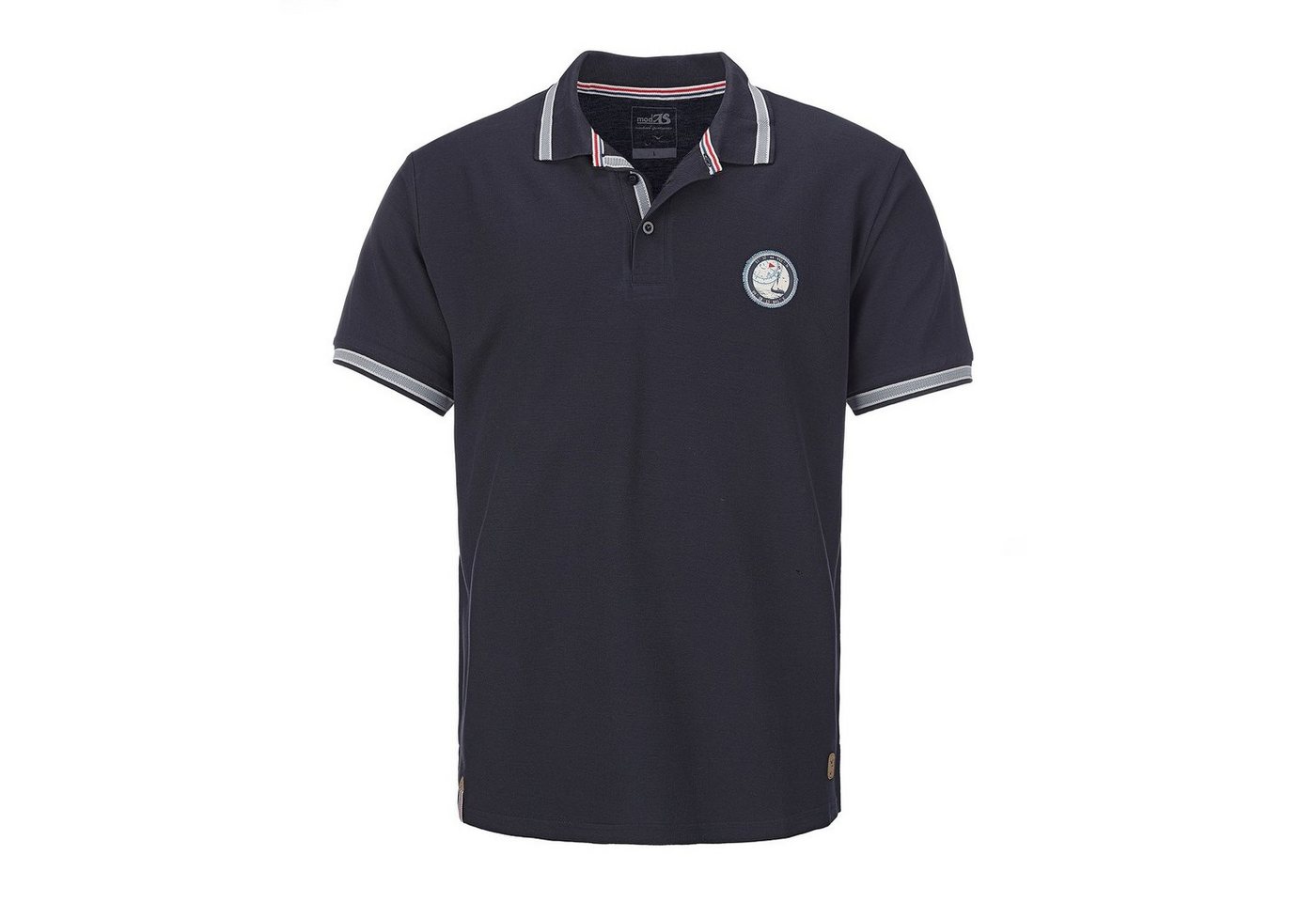 modAS Poloshirt Herren Polohemd kurzarm maritim - T-Shirt mit Polokragen aus Baumwolle von modAS