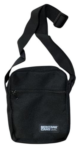 Montana Damen Schwarz Graffiti Umhängetasche Klein Satchel Tasche Montana Damen Schwarz Graffiti Umhängetasche Klein Satchel Tasche von Montana