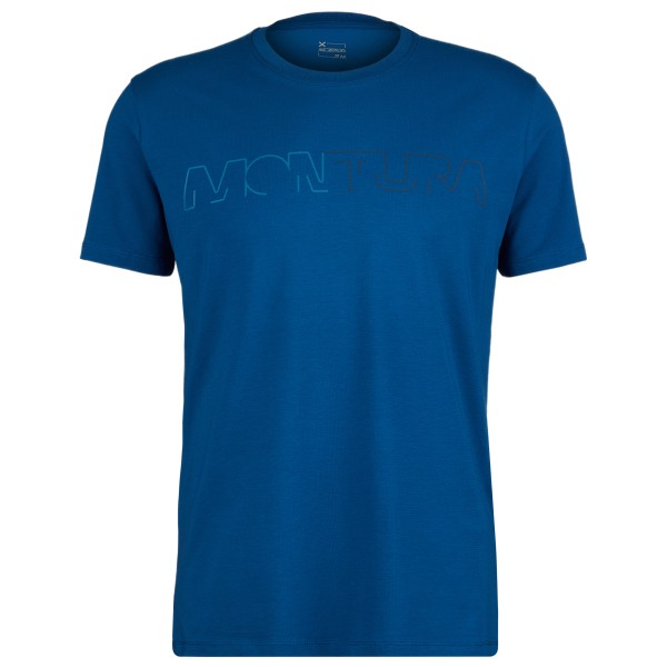 Montura - Brand - T-Shirt Gr S blau von montura