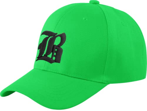 Morefaz Unisex Jungen Mädchen Mütze Baseball Cap Hut Kinder Kappe 3D Gothic B TM (B Neon Green Black) von Morefaz