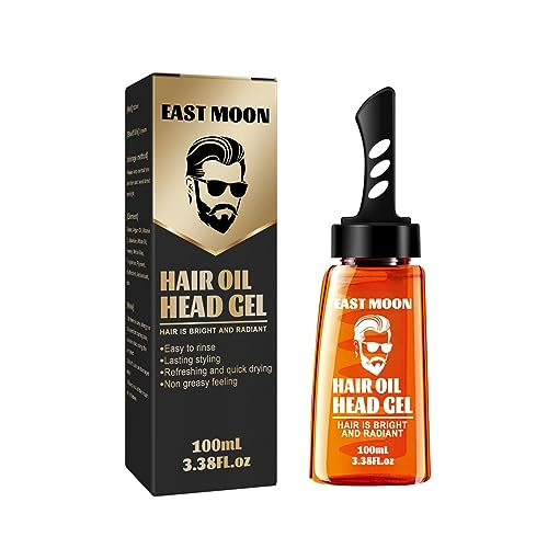 2 In 1 Hair Wax Gel With Comb, Haargel Herren Haarwachs Männer, Haarstyling-Gel zum Modellieren der Haare und natürliches Stylen der Haare, Langanhaltendes (1PC) von mugeleen