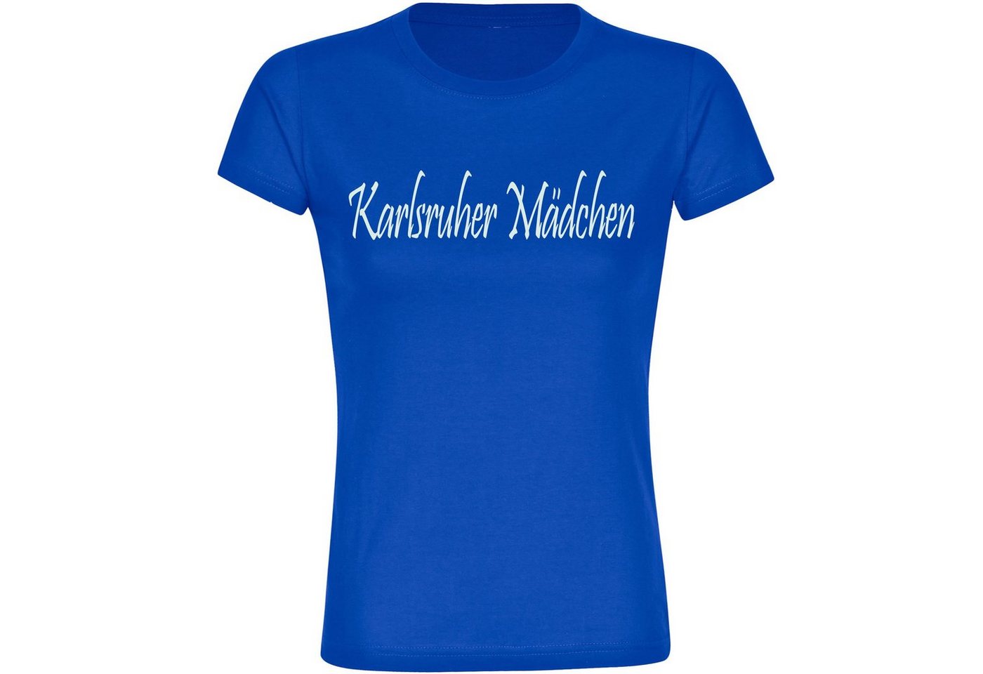 multifanshop T-Shirt Damen Karlsruhe - Karlsruher Mädchen - Frauen von multifanshop