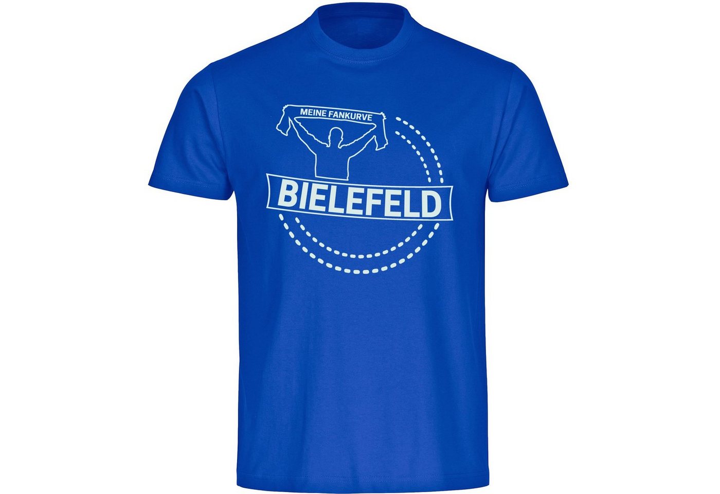 multifanshop T-Shirt Kinder Bielefeld - Meine Fankurve - Boy Girl von multifanshop