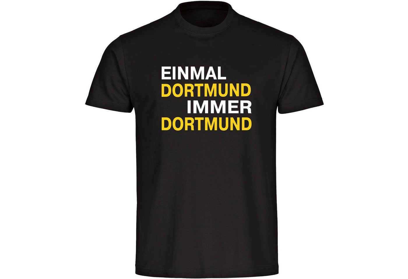 multifanshop T-Shirt Kinder Dortmund - Einmal Immer - Boy Girl von multifanshop