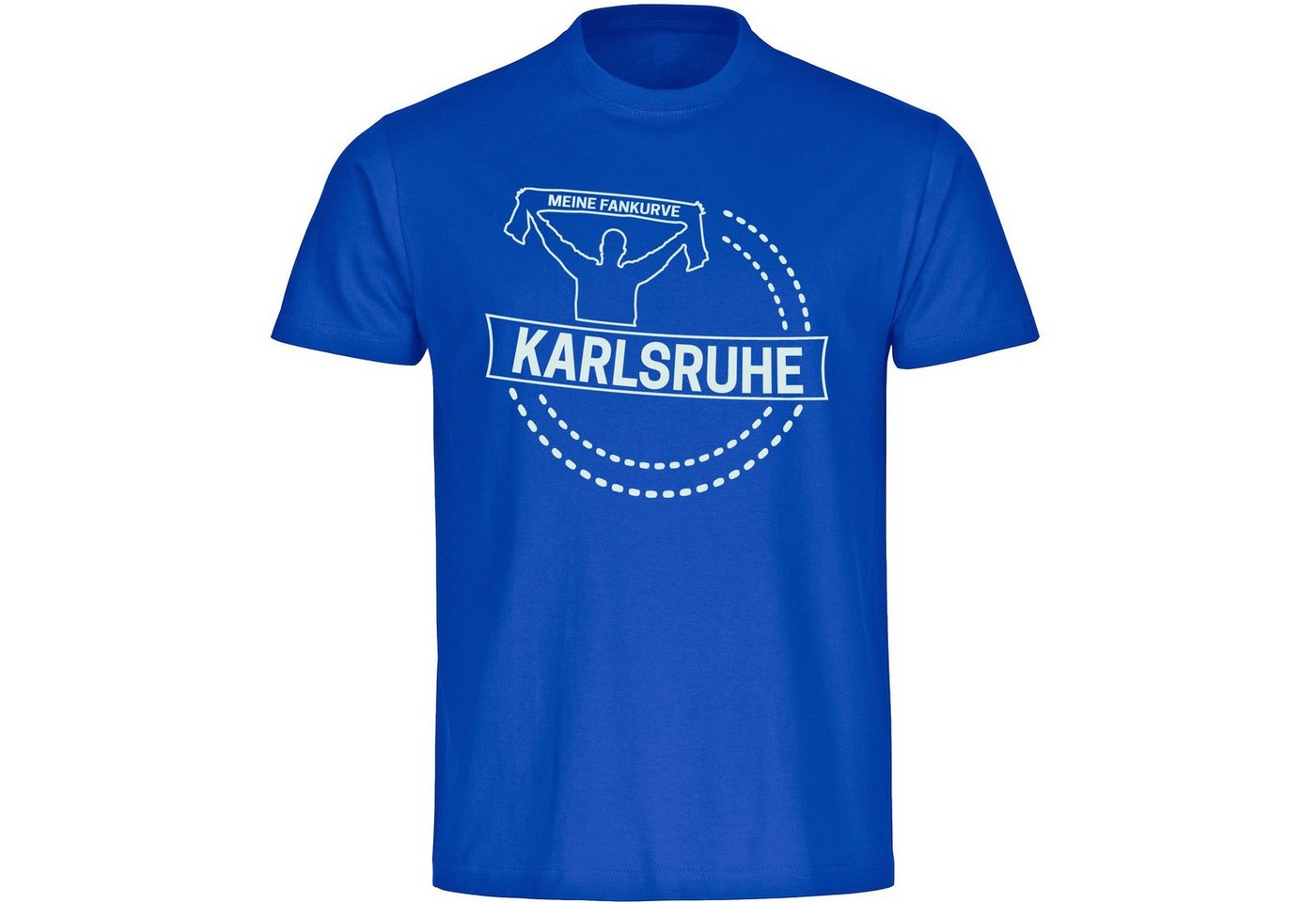 multifanshop T-Shirt Kinder Karlsruhe - Meine Fankurve - Boy Girl von multifanshop