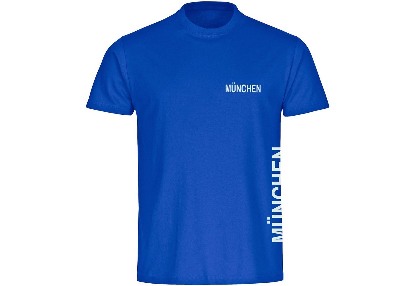 multifanshop T-Shirt Kinder München blau - Brust & Seite - Boy Girl von multifanshop