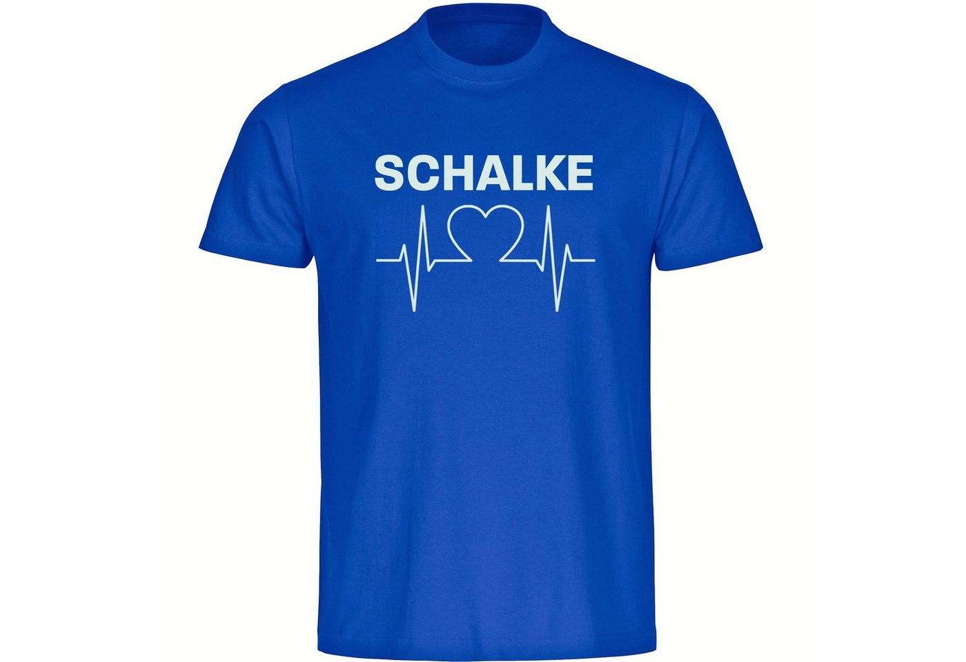 multifanshop T-Shirt Kinder Schalke - Herzschlag - Boy Girl von multifanshop