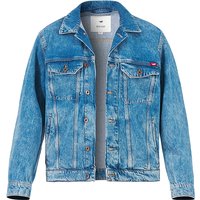 MUSTANG Herren Jeansjacke blau unifarben MUSTANG Herren Jeansjacke blau unifarben von mustang