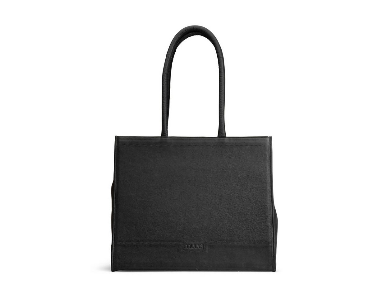 muud Handtasche Leder shopper Bina Black von muud