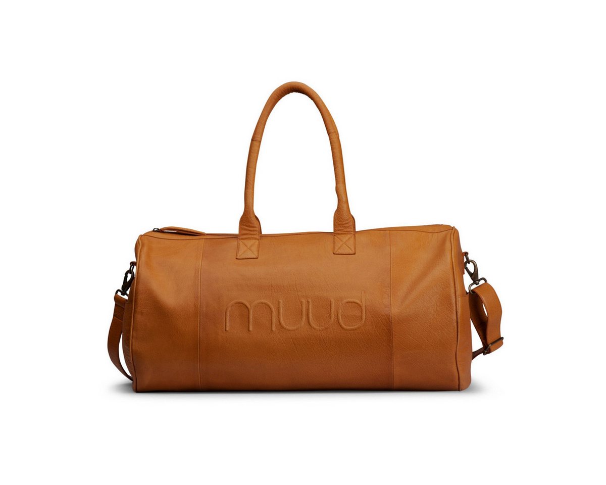 muud Handtasche Leder weekender Drew XL Whisky von muud