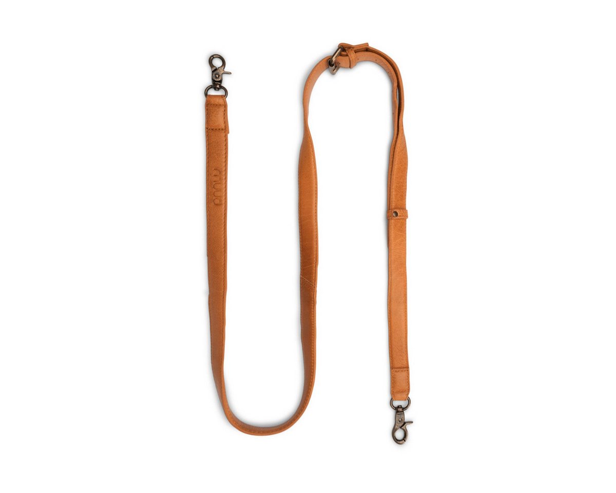 muud Handtasche Ledergurt mit Karabiner Caia Whisky von muud