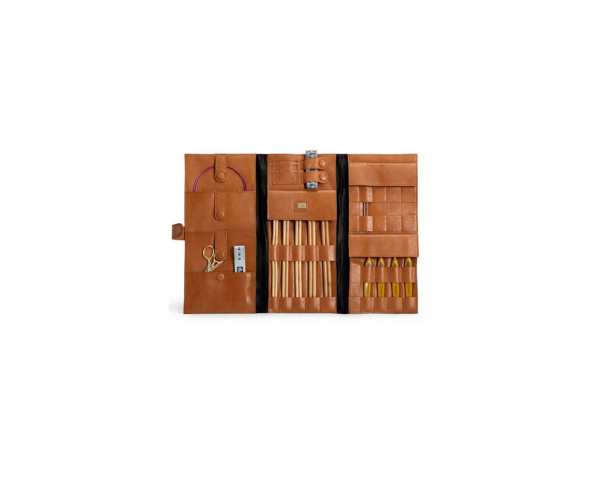 muud Handtasche Lederorganizer Lucy Whisky von muud