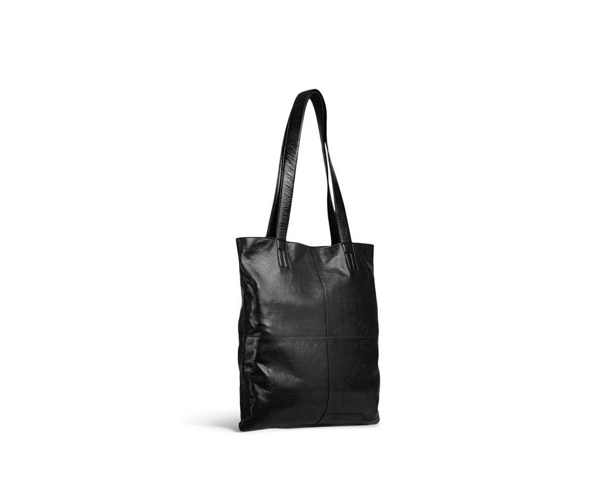 muud Handtasche Ledershopper Show Black von muud