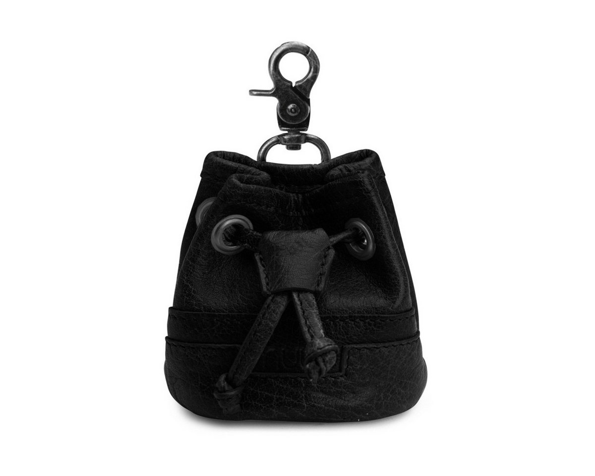 muud Handtasche Ledertasche für Hunde Leckerein Casey Black von muud