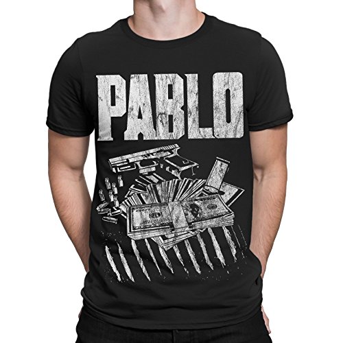 Pablo T-Shirt Funshirt EL Patron Mexico Drogen Drugs Kokain Gangster Oldschool von mycultshirt