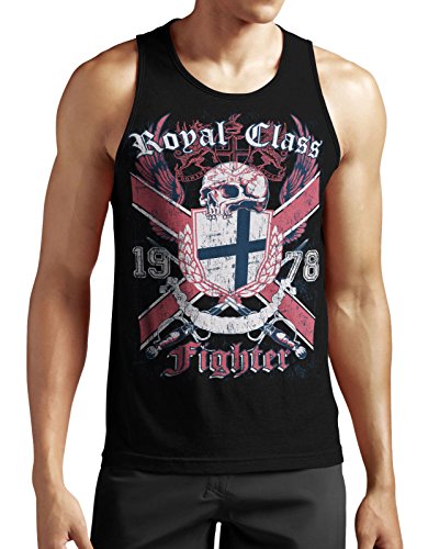 mycultshirt Royal Class Fighter Tank Top Hooligan Kampfsport England von mycultshirt