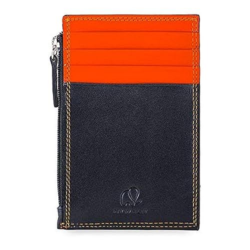 mywalit Unisex Halterung mit Geldbörse Reisezubehör-Brieftasche, Schwarz-Orange von mywalit