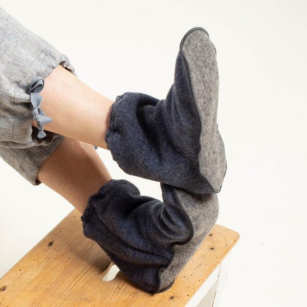 nahtur-design Fuß- und Pulswärmer aus 100% Schurwolle | natürliche Wärme von nahtur-design